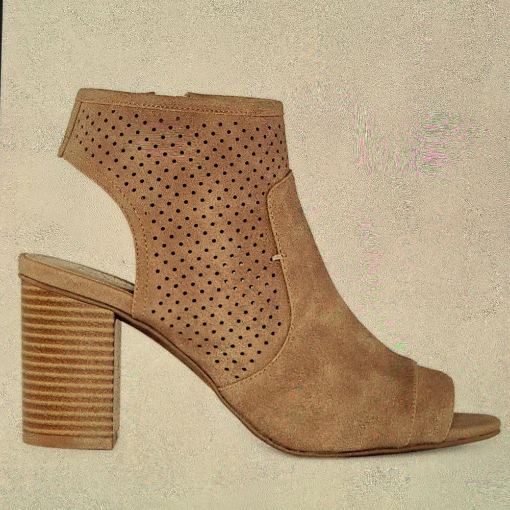 A.N.A. Tasha Zip Toe Block Heel